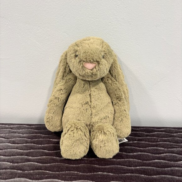 RARE Jellycat Medium Bashful Fern Bunny BNWT - Picture 3 of 6